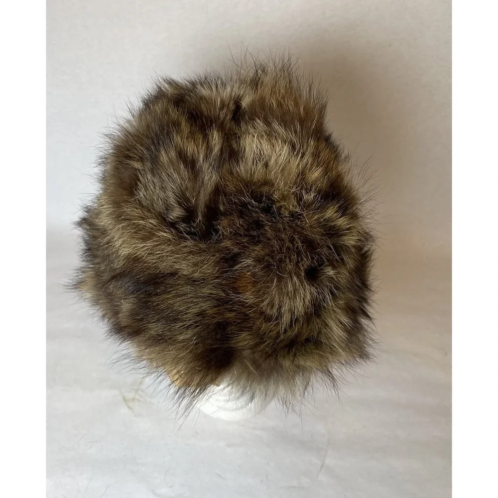 Natural Racoon Sides Fur Hat North King J.J Seifter & Sons Inc Union Made XL VGT